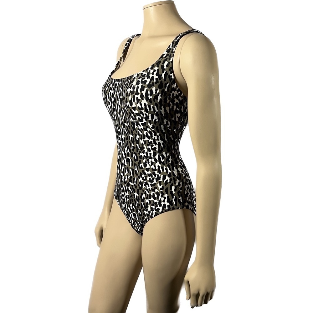 NWT Michael Kors Animal Print Laceback Onepiece Swimsuit